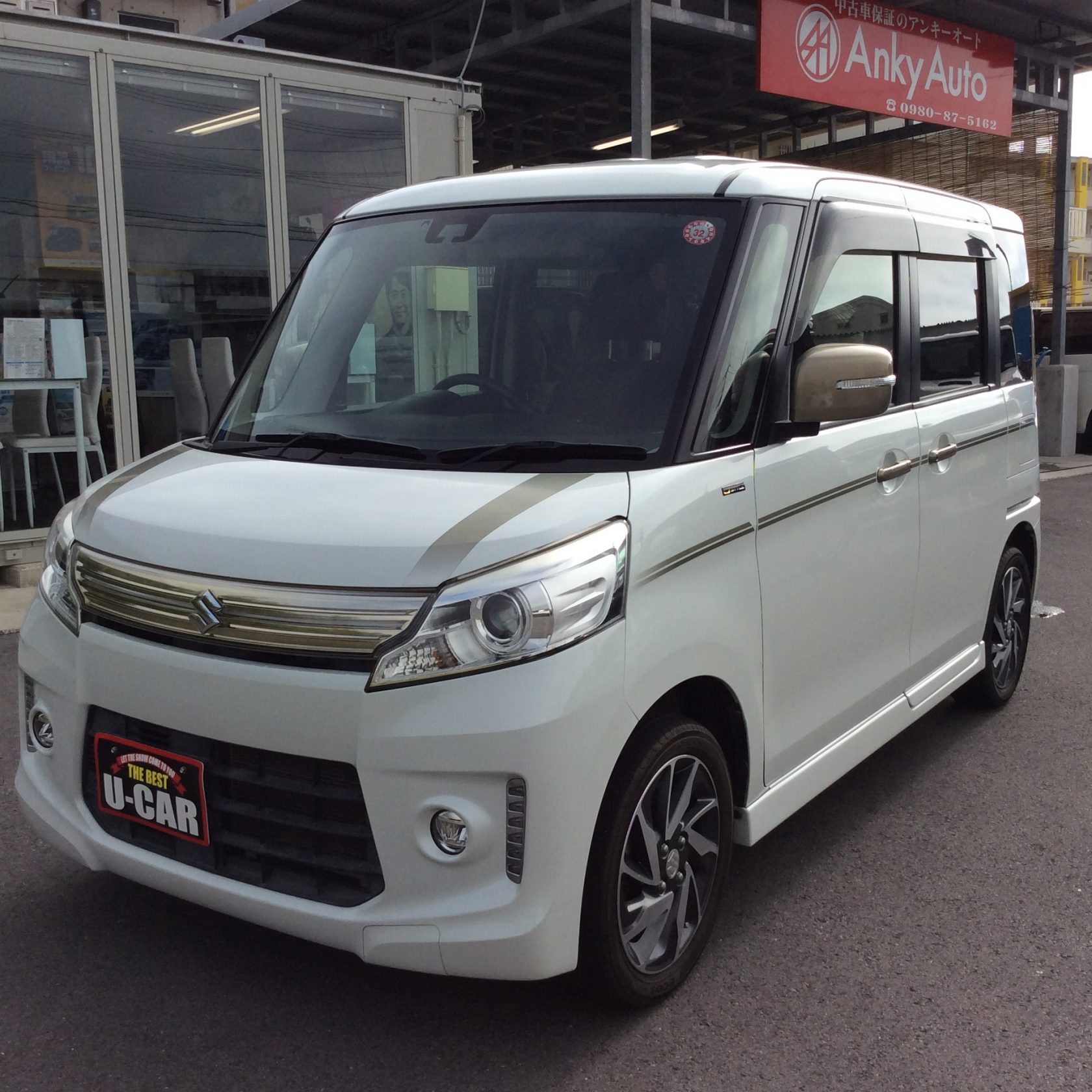 スズキ スペーシアカスタム Jスタイル 石垣島 中古車保証のアンキーオート スズキ スペーシアカスタム Jスタイル 石垣島 中古車保証のアンキーオート
